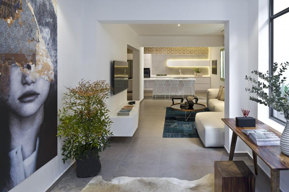 דירת גן בתל אביב - שנקין BLV - מבט מהגינה