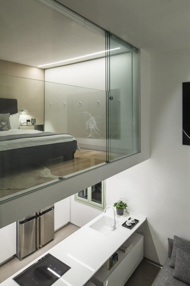 עיצוב דירת גלריה תל אביב - BLV - יח' שינה גלריה