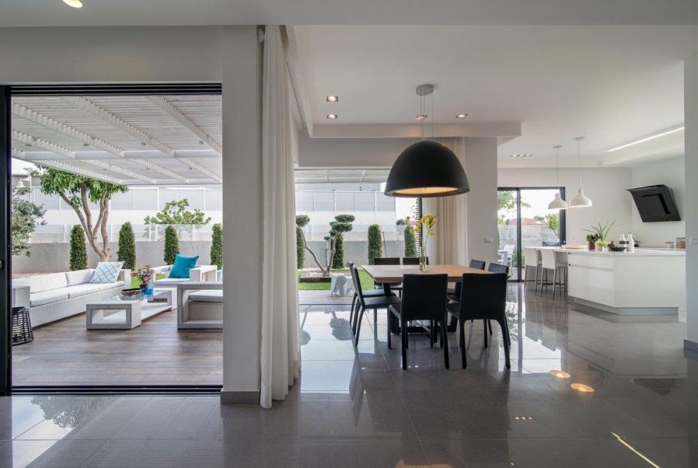 עיצוב פנים מודרני - בת הדר BLV - חלל מרכזי