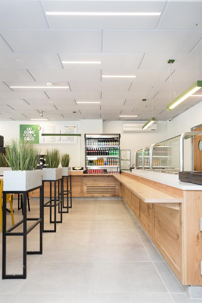 מעצבת פנים דנה שקד - עיצוב קפיטריה