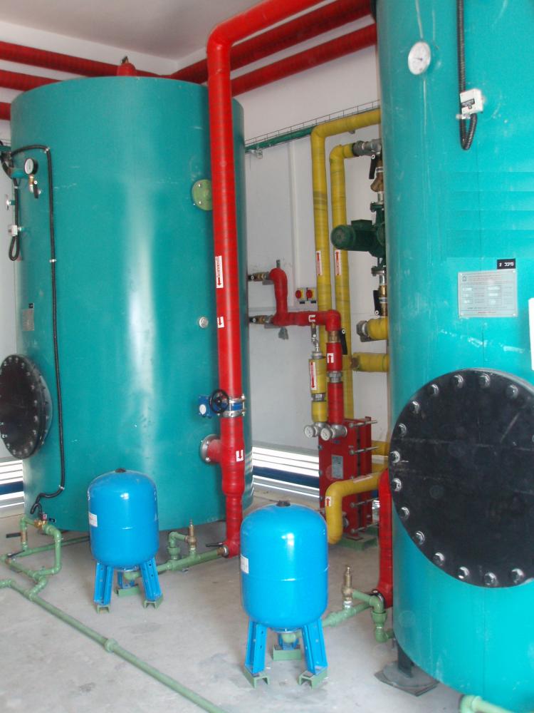 חדר הסקה - מערכת אגירה