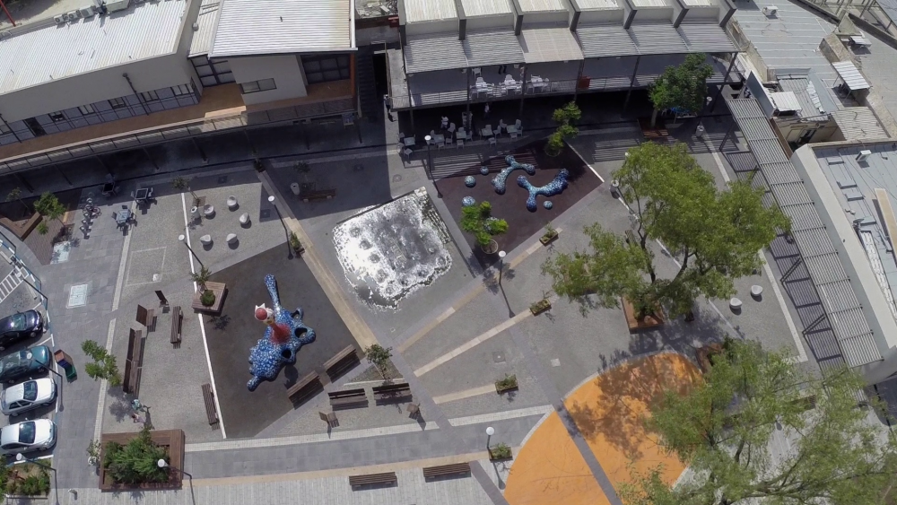 עיצוב כיכר העיריה, קצרין