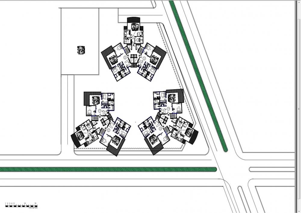 תכנית קומת קרקע טיפוסית