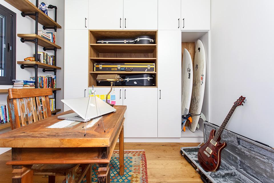 חדר העבודה שלו