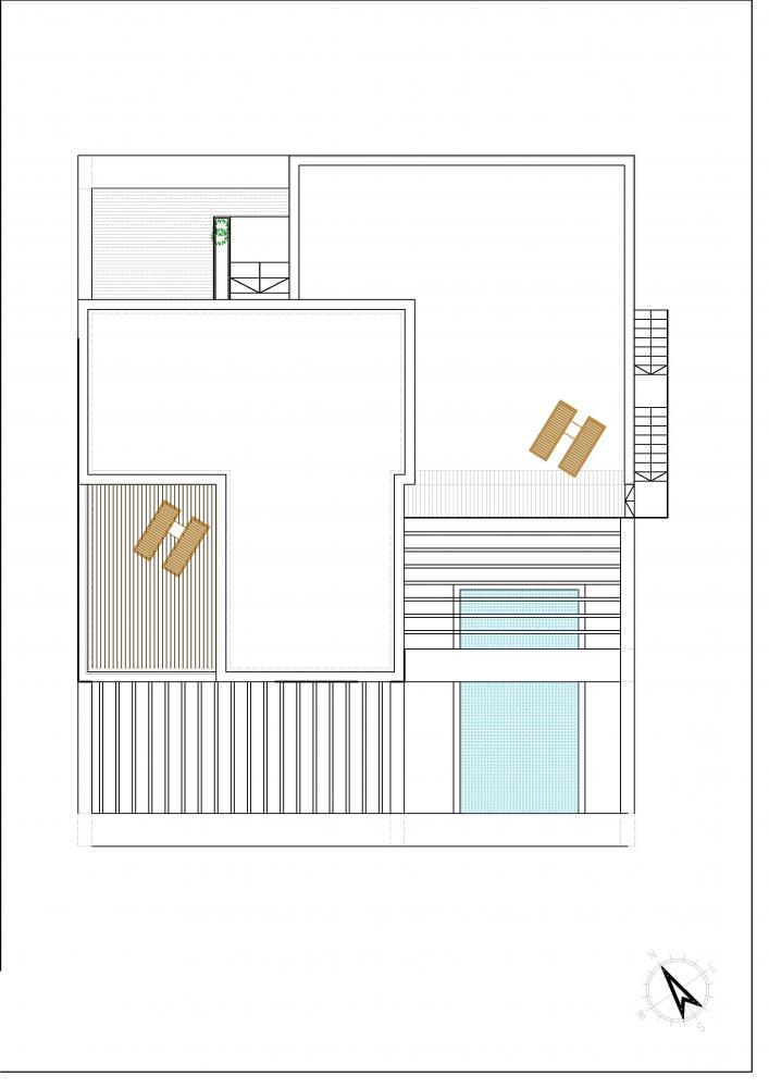 תכנית קומת גג