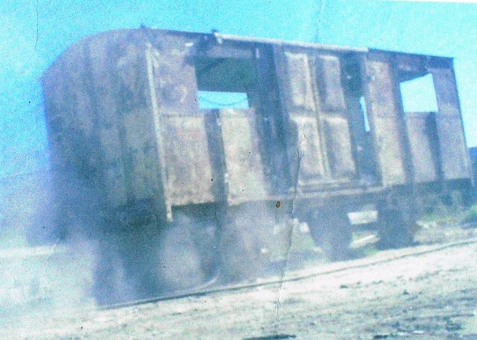 הקרון מוכן לניקוי חול