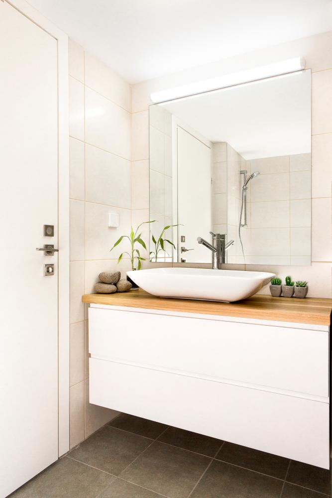 עיצוב חדר רחצה דירת קבלן