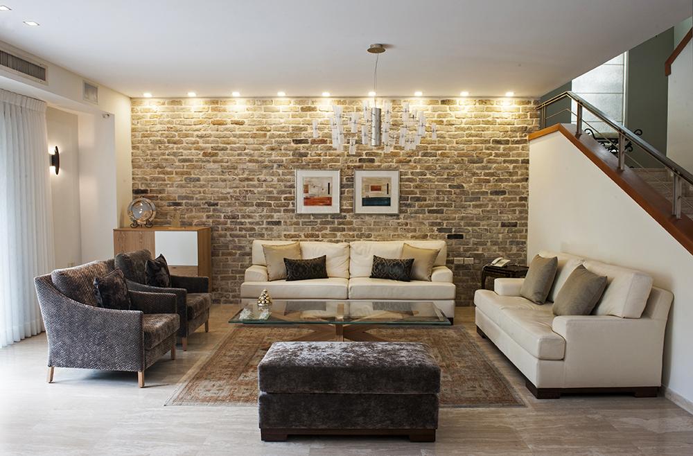 סלון לאחר עיצוב