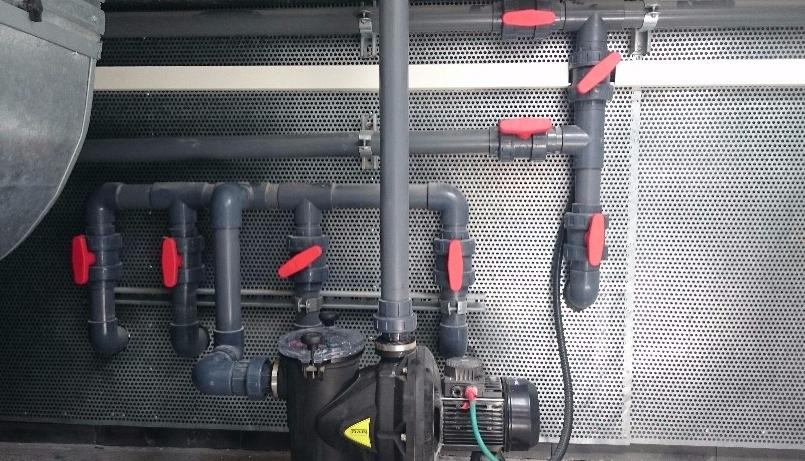 תכנון חדרי מכונות ומערכות בריכות שחייה