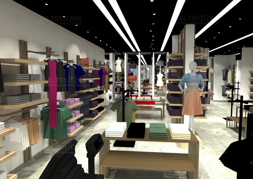 מבט על חלל החנות