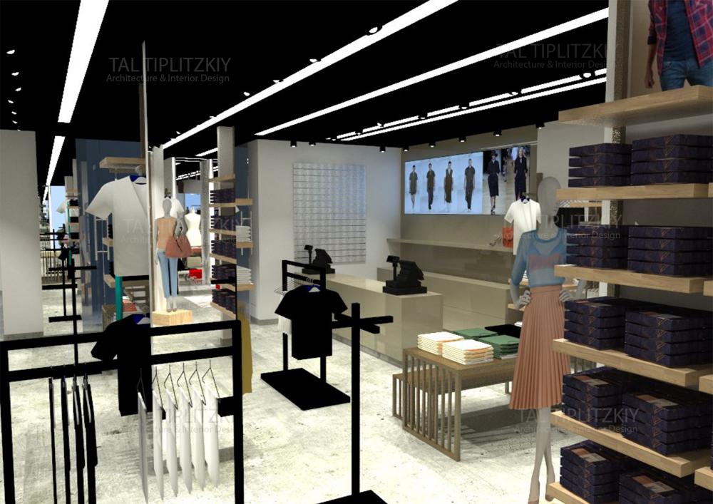 עוד מבט על אזור הקופה והכניסה