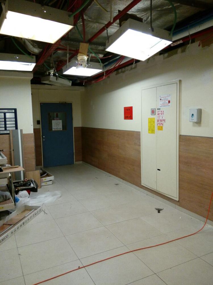 חיפוי קירות בית חולים נהרייה פנימית ג