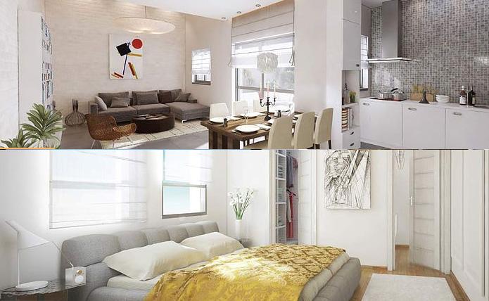 הדמיה של הדירה