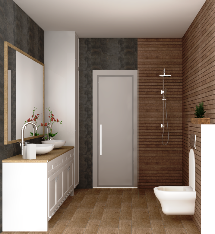 מקלחת ילדים - הדמייה