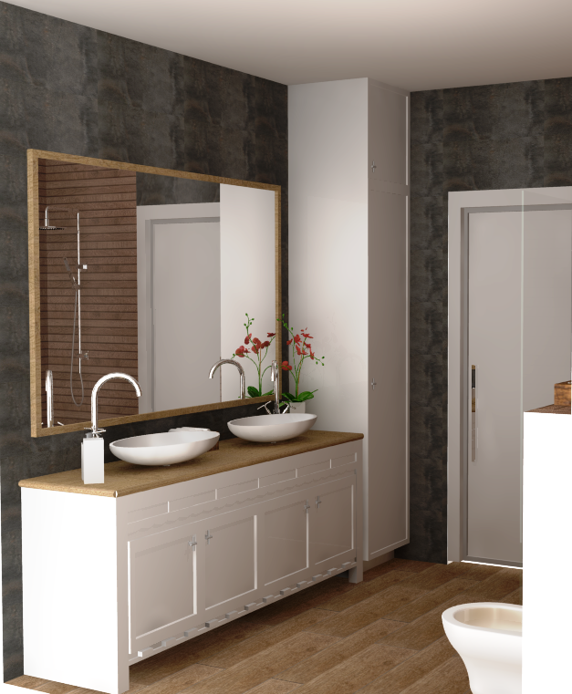 מקלחת ילדים הדמייה 3