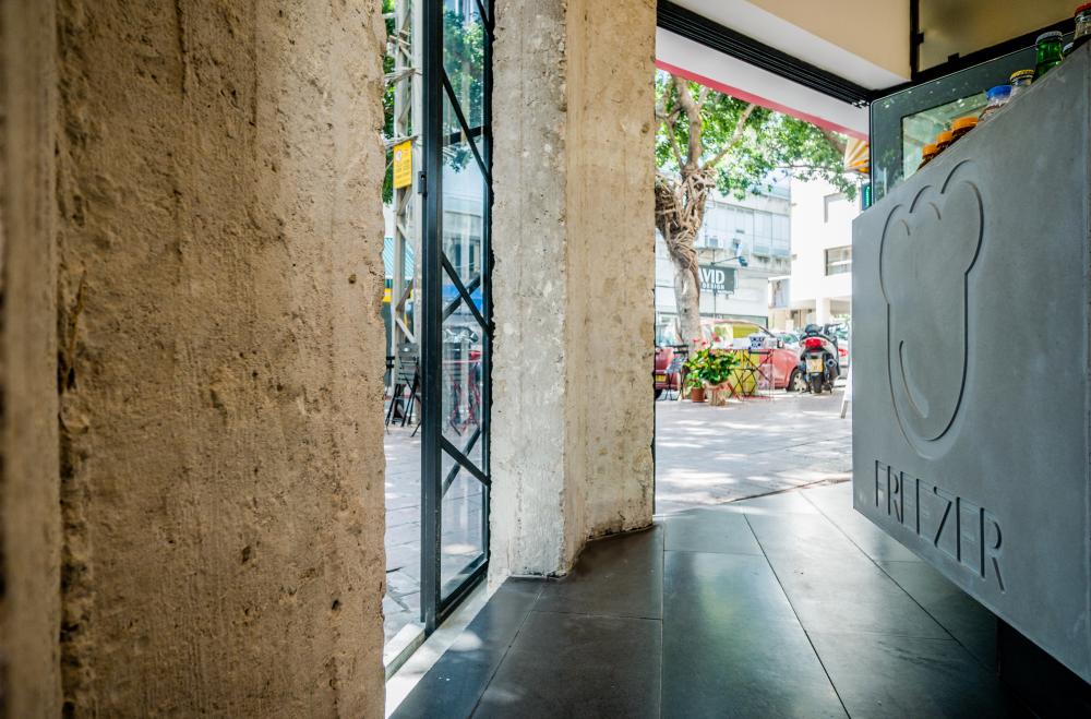 FREEZER גלידת שף - שימוש בבטון