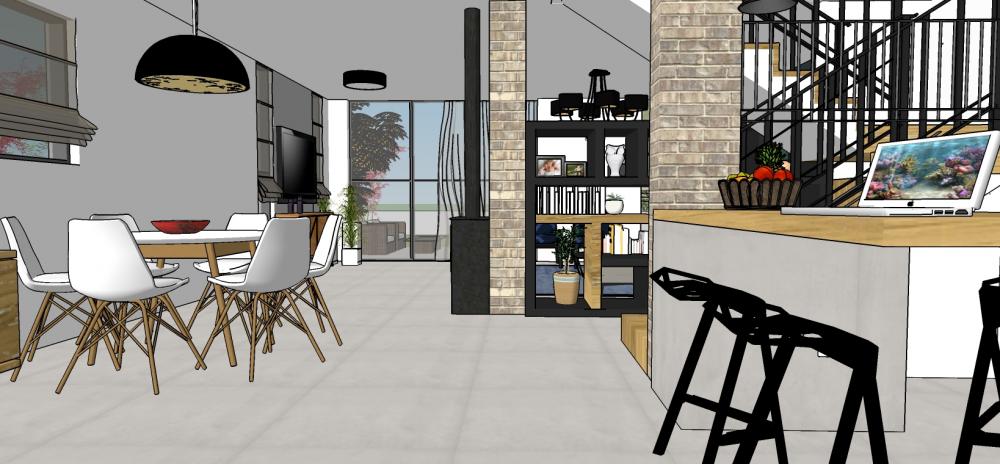 מבט מכניסה לכיוון החצר