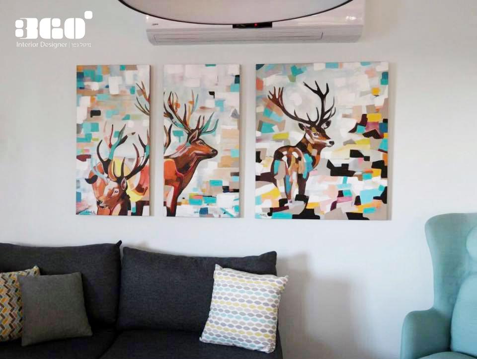 האיילים הגיעו לביתם החדש