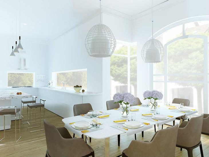 פינת אוכל בלבן