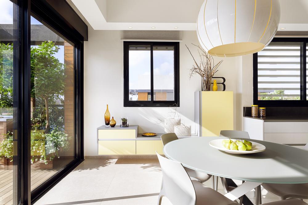 תכנון ועיצוב פנים לדירת גג דופלקס ברמת גן