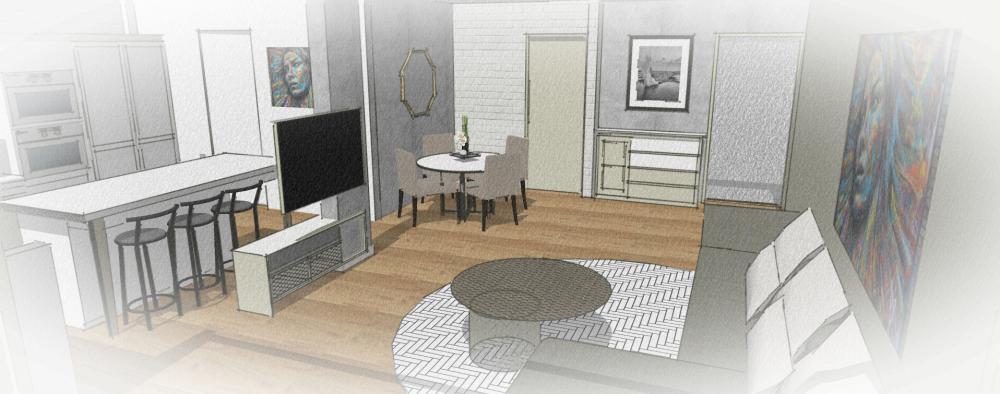 עיצוב דירת קבלן