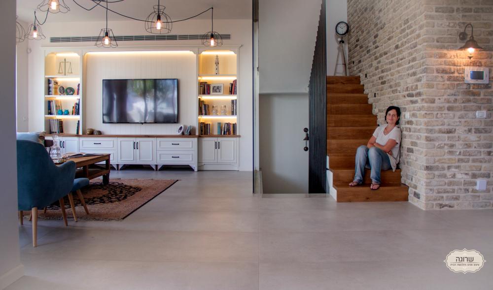 סלון בעיצוב אקלקטי