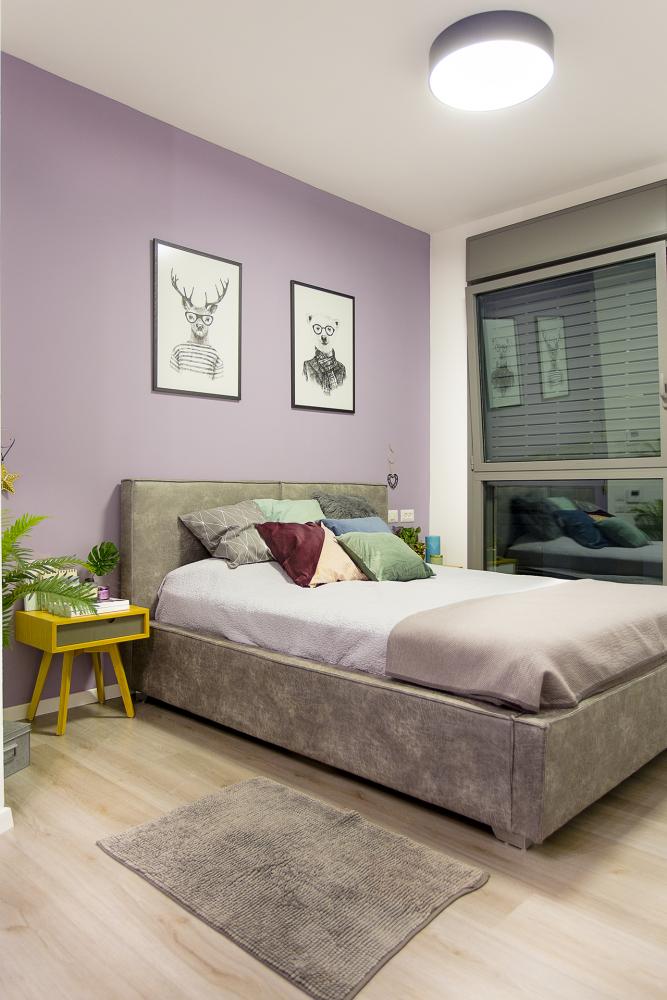 עיצוב דירת קבלן חדר הורים