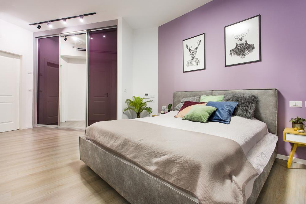 עיצוב דירת קבלן חדר הורים