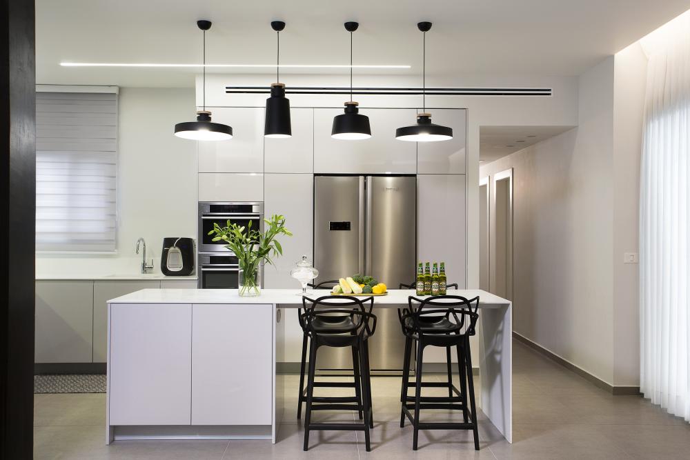 חלל מגורים ומטבח