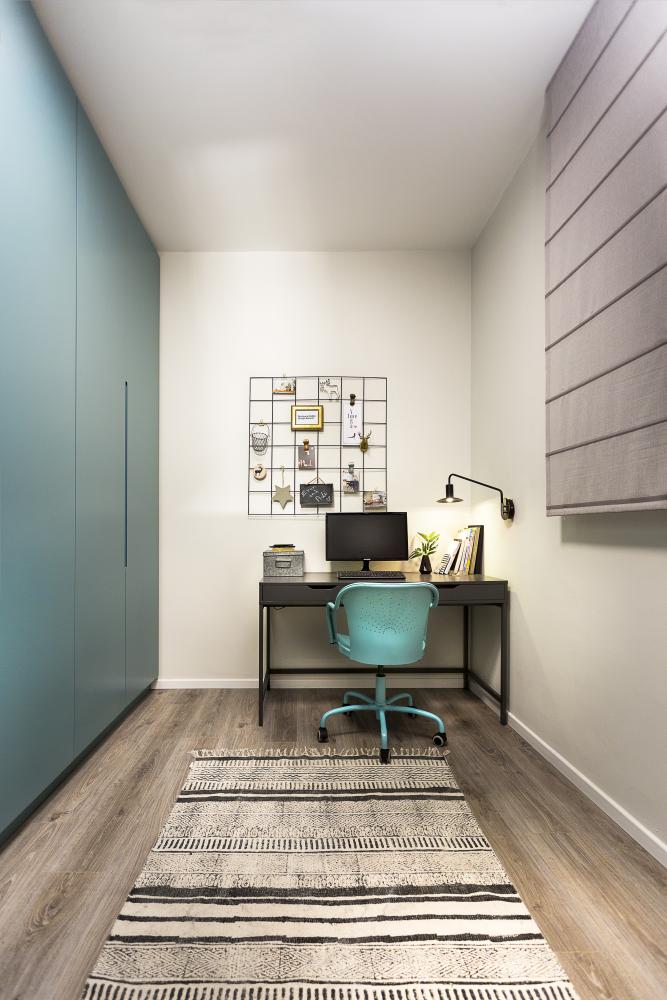 עיצוב דירת קבלן חדר עבודה