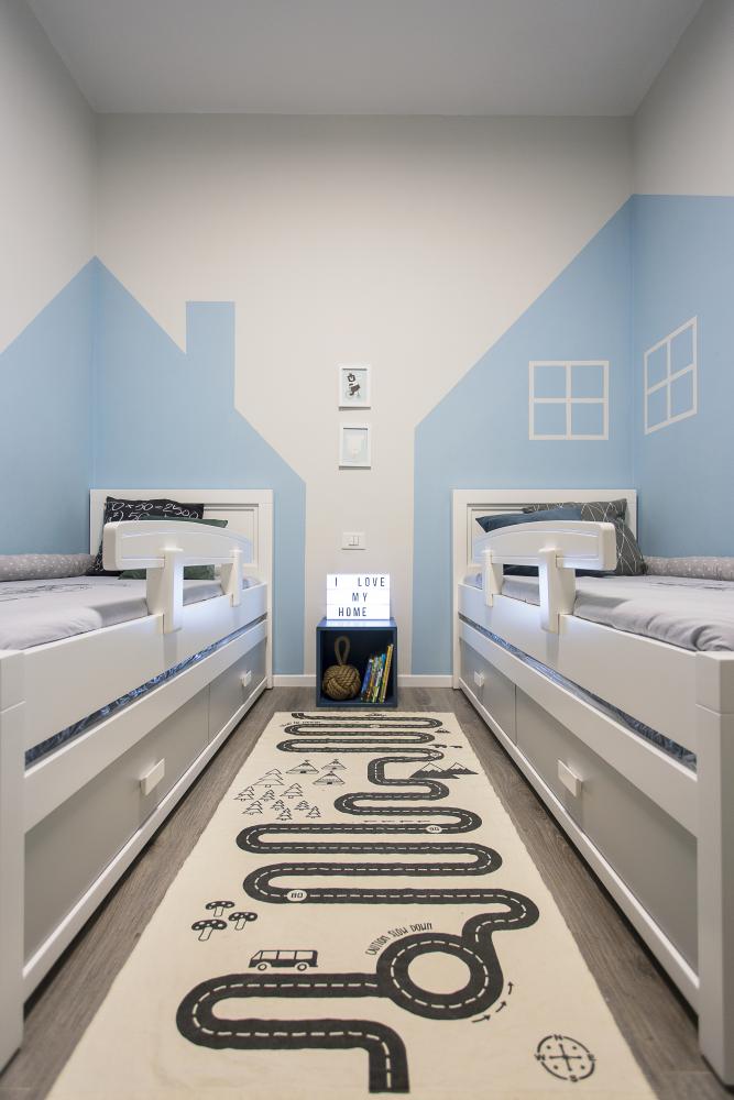 עיצוב דירת קבלן חדר ילדים