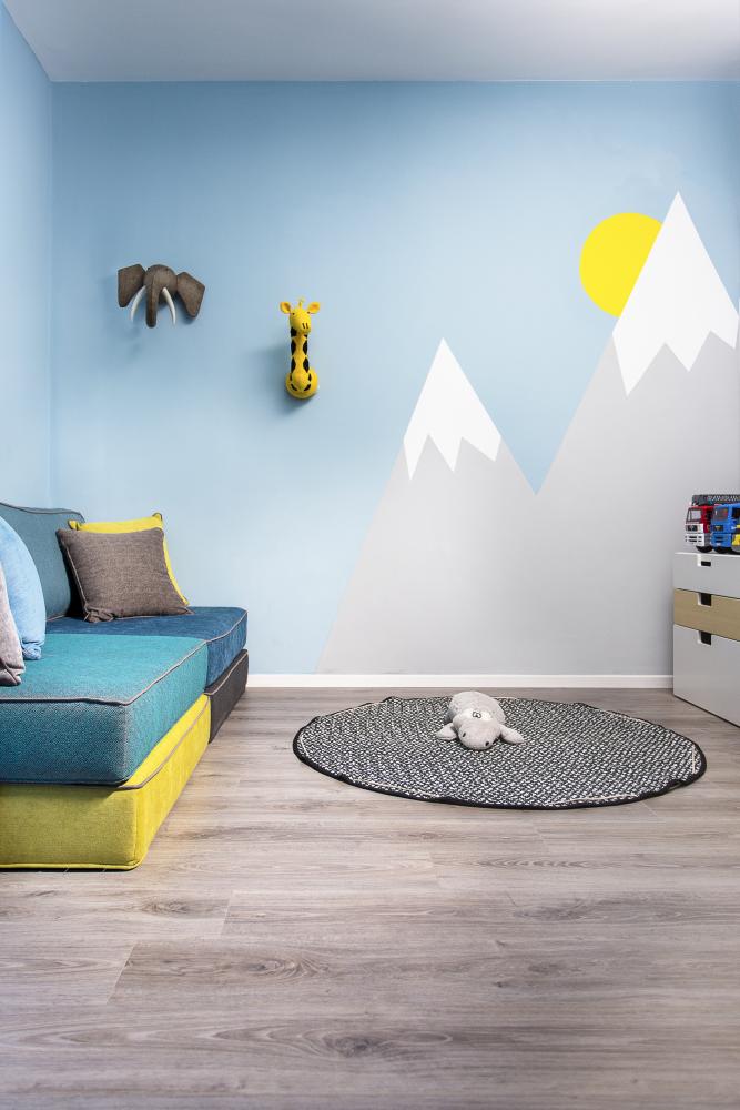 עיצוב דירת קבלן חדר ילדים