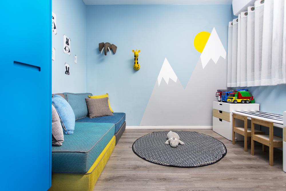 עיצוב דירת קבלן חדר ילדים