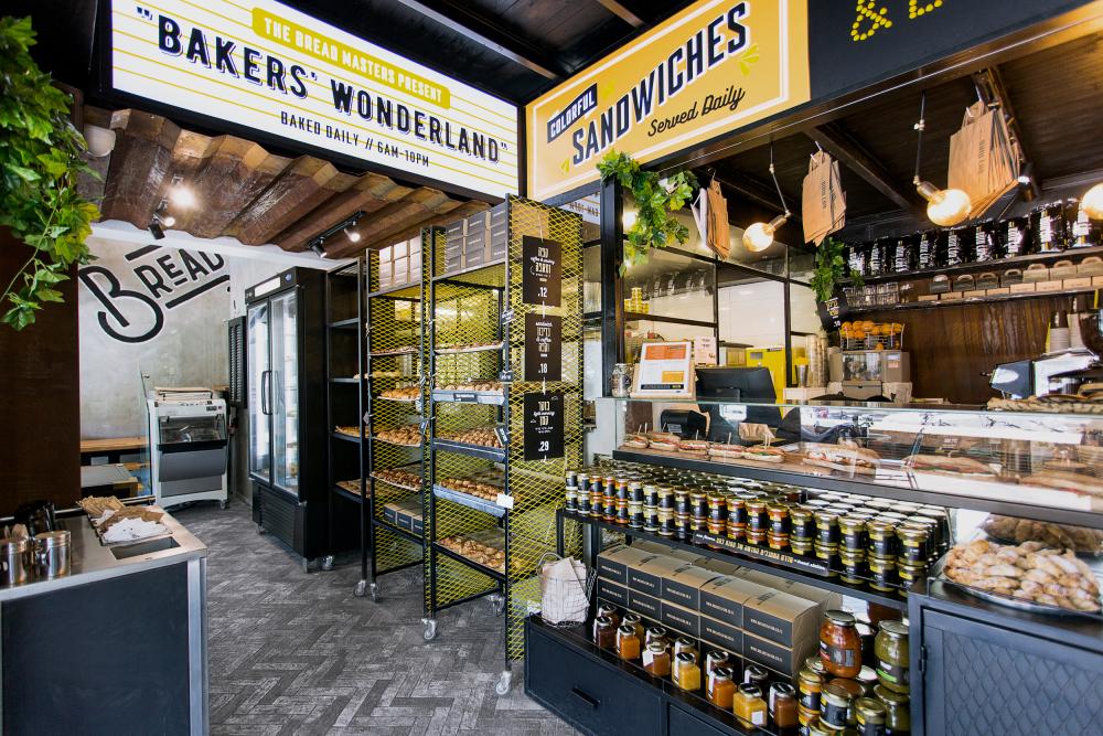 עיצוב תחנת לחם דלפק מכירה