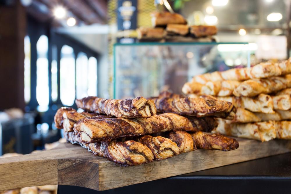 עיצוב תחנת לחם אלמנט עץ