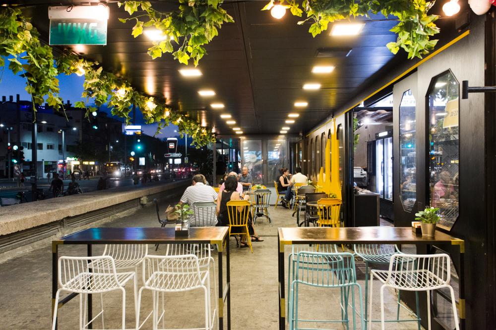 עיצוב תחנת לחם מאפייה אורבנית