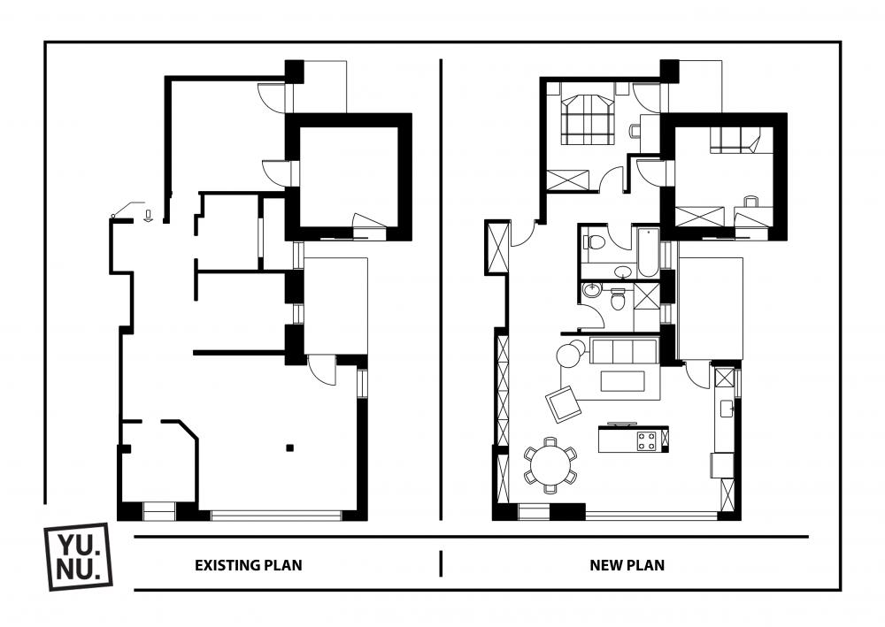 דירה קיימת בפרויקט תמ"א 38